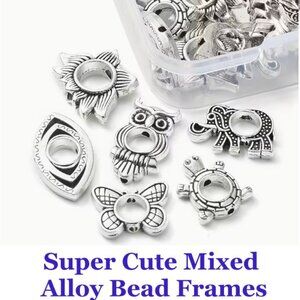 Super Cute Mixed Alloy Bead Frames  Shapes